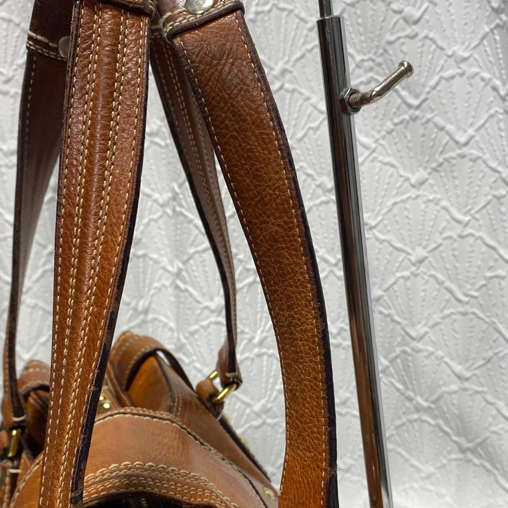Coach Brown Leather Satchel - Picture 7 of 16
